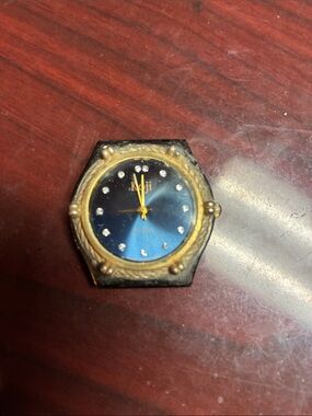 KOJI Blue Watch Head with Gold Accents